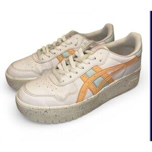 Asics Japan S PF White/Summer Dune Women’s 9.5 Platform Sneakers Shoes